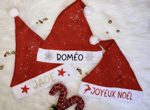 Bonnet de Noël personnalisé