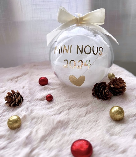 🎄 Boule de Noël Plumes Mini nous 🎄 